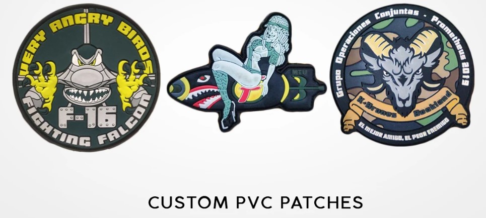 PVC Patches vs Embroidery Patches-2