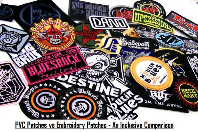 PVC Patches vs Embroidery Patches-featured